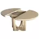 Valencia Gray Birch 60" Extendable Oval Dining Table
