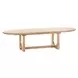 Valencia Gray Birch 110" Extendable Oval Dining Table