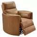 Arcadia Vintage Caramel Leather Swivel Glider Power Recliner with USB Charging