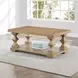 Dory Sand Rectangular Coffee Table with Casters