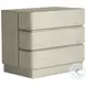 Arcadia Clay 3 Drawer Nightstand with USB Charging