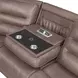 Lawson Sydney Brunette 7 Piece Modular Zero Gravity Power Reclining Sectional with Adjustable Headrest and USB Charging