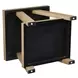 Orinda Brown Square End Table