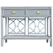 Gideon Light Blue 45" Console Table with 2 Drawers