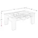 Rebel Black Foosball Gaming Table