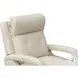 Gilbert Troy Cream Swivel Glider Power Recliner with Power Headrest And Lumbar