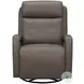 Gilbert Lynn Smokey Gray Swivel Glider Power Recliner with Power Headrest And Lumbar