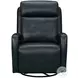 Gilbert Traci Midnight Blue Swivel Glider Power Recliner with Power Headrest And Lumbar