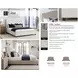 Elowen Rosemont Alabaster and Espresso Queen Upholstered Panel Bed