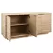 Giovanni Light Cerused Oak 4 Door Buffet