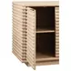 Giovanni Light Cerused Oak 4 Door Buffet