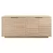 Giovanni Light Cerused Oak 4 Door Buffet