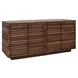 Giovanni Matte Walnut Soft Close 4 Door Buffet