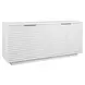 Giovanni Matte White Lacquer 4 Door Buffet