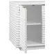 Giovanni Matte White Lacquer 4 Door Buffet