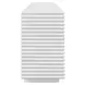 Giovanni Matte White Lacquer 4 Door Buffet
