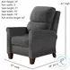 Pep Talk Bahari Smoke Power Headrest Hi-Leg Recliner