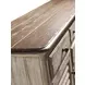 Homestead Pine Cornsilk 7 Drawer Ellesmere Dresser with Rectangular Mirror