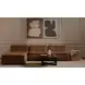 Layla Breccia Square Marble Top Side Table