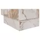 Layla Breccia Square Marble Top Side Table