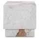 Layla Breccia Square Marble Top Side Table