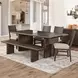 Norvell Brown Dining Bench