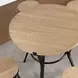 Magnolia Light Brown 42" Round Counter Height Dining Table