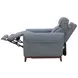Conrad Blue Dusk High Leg Power Recliner with USB Charging