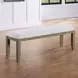 Lily Gray 54" Upholstered Bench