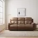 Glendale Brown Double Reclining 84" Sofa
