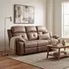 Glendale Brown Double Reclining 84" Sofa