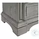 Brookstone Aged Grey 3 Drawer Nightstand