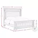 Brookstone Aged Grey King Panel Bed