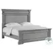 Brookstone Aged Grey King Panel Bed