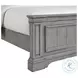 Brookstone Aged Grey King Panel Bed