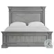 Brookstone Aged Grey King Panel Bed