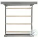 Brookstone Aged Grey King Panel Bed
