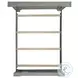 Brookstone Aged Grey Queen Panel Bed