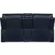 Glenwood Rainer Ocean Leather 78" Lay Flat Power Reclining Console Loveseat with Power Lumbar and USB Charging
