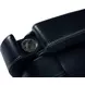 Glenwood Rainer Ocean Leather 88" Lay Flat Power Reclining Sofa with Power Lumbar and USB Charging