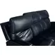 Glenwood Rainer Ocean Leather 88" Lay Flat Power Reclining Sofa with Power Lumbar and USB Charging