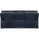Glenwood Rainer Ocean Leather 88" Lay Flat Power Reclining Sofa with Power Lumbar and USB Charging