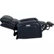 Glenwood Rainer Ocean Leather Lay Flat Power Recliner with Power Lumbar and USB Charging
