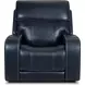 Glenwood Rainer Ocean Leather Lay Flat Power Recliner with Power Lumbar and USB Charging