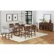 Thorin Light Gray Upholstered Counter Height Chair Set of 2