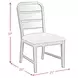 Thorin Light Gray Upholstered Dining Side Chair Set of 2
