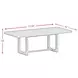 Thorin Brown 90" Extendable Rectangular Dining Table
