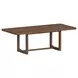 Thorin Brown 90" Extendable Rectangular Dining Table