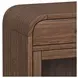 Thorin Brown 4 Glass Door Server