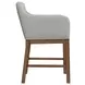 Thorin Light Gray Upholstered Counter Height Chair Set of 2